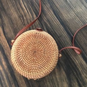 Small rattan purse